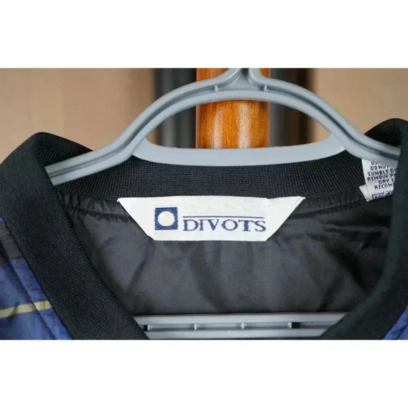 Vintage Nylon Plaid Pullover V-neck 90s Sports XXL #518 - Picture 3 of 3